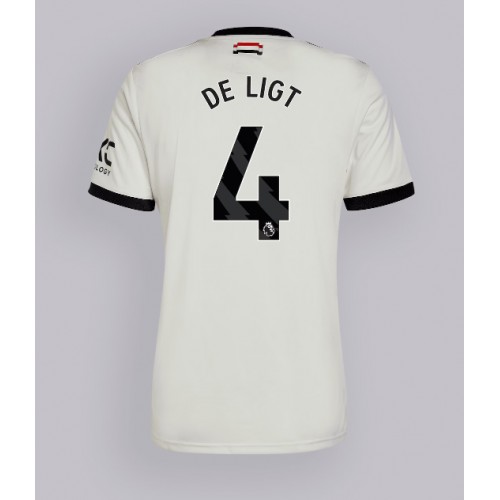 Manchester United Matthijs de Ligt #4 Tredjeställ 2024-25 Kortärmad